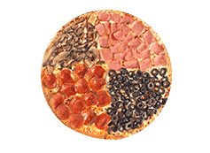 Pizza Cuatro Estaciones.