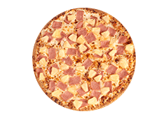 Pizza Hawaiana.