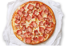 Pizza Jamón-Bacon Sin Gluten